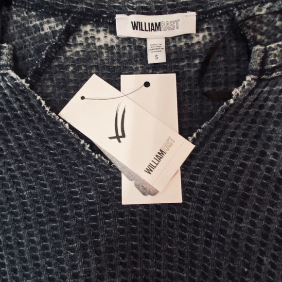William Rast, Waffle Knit Long Sleeve, Gray, Small - Picture 8 of 10